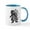 White/Blue Inside, variant on CafePress - The War Wolf Mug - 11 oz Ceramic Mug - Novelty Coffee Tea Cup