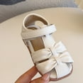 thumbnail image 7 of CAIVO Spring Summer Girls Small Children Bow Beach Closed Toe Sandals Roman Shoes Shoes Holiday Lightweight Sandals Versatile for Travel, 7 of 7
