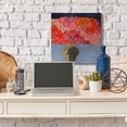 thumbnail image 2 of Stupell Industries Red Abstract Round Flower Bouquet in Vase Canvas Wall Art Design by Third and Wall, 30" x 30", 2 of 6