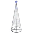 thumbnail image 2 of Northlight LED Lighted Show Cone Christmas Tree Outdoor Decoration - 9' - Multicolor Lights, 2 of 4