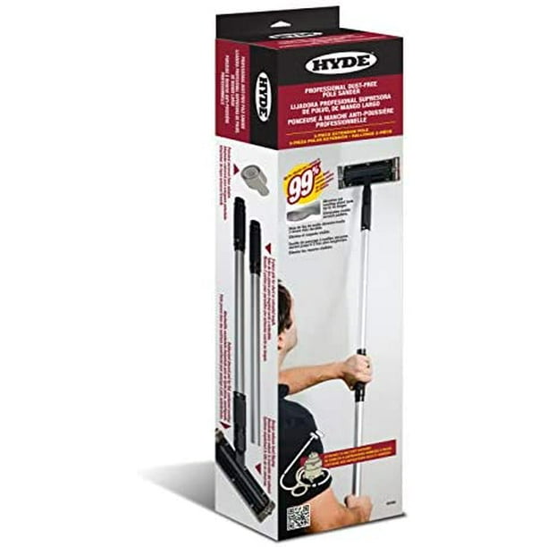 HYDE 09180 DustFree Vacuum Sander, Professional Pole Sander
