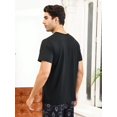 thumbnail image 2 of Men'S Short Sleeve Letter Printed Homewear Top, 2 of 5