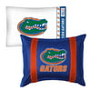 2pc NCAA Florida Gators Pillowcase and Pillow Sham Set College Team Logo Bedding Accessories