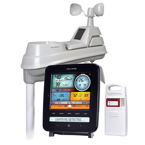 AcuRite 01022M Pro Weather Station with Lightning, Rain, Wind, Temperature by Chaney Instruments