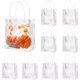 thumbnail image 1 of 50 piezas Bolsa de Plástico de PVC Transparente, Bolsas de Plástico de PVC Transparente con Asa, Bolsas de Compras Reutilizables para Compras, Cumpleaños, Boda, Favores de Fiesta, 1 of 4