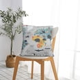 thumbnail image 5 of Pofeuu The World Map with Cartoon Animals Print Double-sided plush pillowcase Square Throw Pillow Covers Pillows Cover for Living Room Bedroom Sofa Couch Cushion Cover（No pillow core）-20"x20", 5 of 7