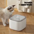 thumbnail image 3 of Visland 3L Cat Water Fountain Automatic Pet Water Fountain with Filtration System Silent Water Dispenser Cat Waterer for Pets, 3 of 8