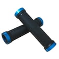 thumbnail image 1 of Soidarity Goma bicicleta de montaña bicicleta ciclismo manillar empuñaduras bloqueo dorado azul negro rojo blanco Ciclismo Azul Soidarity OD009986-02, 1 of 5