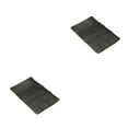 thumbnail image 1 of Youkk Polyester Chenille Bath Mat - Strong Water Absorption Exquisite Crafted Soft Texture No Shedding Deep Grey 40cm*60cm 2Set, 1 of 6