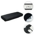 thumbnail image 3 of Shisuyan Piano Accessories Dustproof Protective Cloth Black 1Pack for Studio Use, 3 of 8