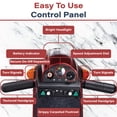 thumbnail image 4 of Zipr Breeze 3-Wheel Scooter - Heavy Duty Long Range Mobility Scooter - 300 Pound Max Weight – Extended Battery Motorized Wheelchair - Red, 4 of 10