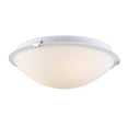 thumbnail image 2 of 59007 WH Trans Globe Lighting Three Light Clipped Flush Mount, 2 of 5