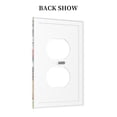 thumbnail image 4 of Kll Vegan1 Wall Plate,Gloss Finish,Standard Size 1 - 5" X 3", Polycarbonate Thermoplastic,Electric Receptacle Plug Covers, 4 of 8