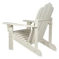 thumbnail image 2 of Shine Company Marina II Solid Wood Adirondack Chair, Eggshell White, 2 of 5
