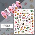 thumbnail image 2 of JYYYBF Christmas Nail Stickers, Self-adhesive Santa Claus Snowflake Elk Pattern Winter Nail Design for Christmas Nail Decoration, 2 of 8