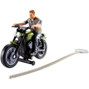 Jurassic World Rip-run Dinos Owen & Motorcycle