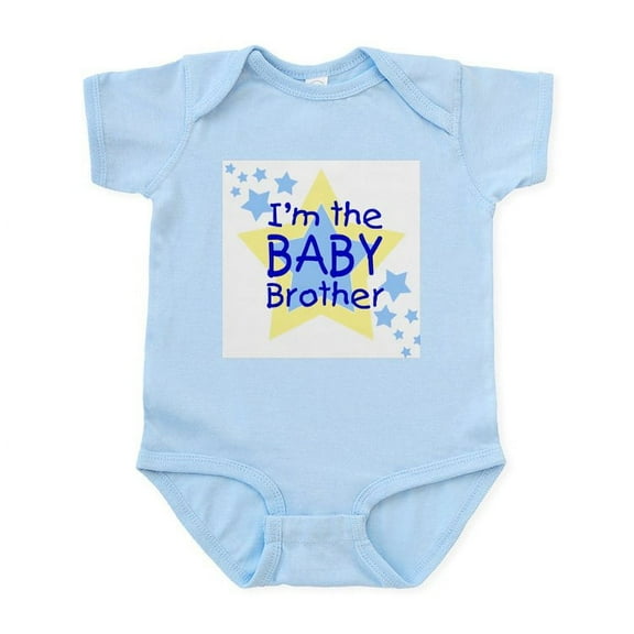 CafePress - I'm The Baby Brother (Star) Infant Creeper - Baby Light Bodysuit, Size Newborn - 24 Months