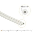 thumbnail image 3 of Uxcell 15M/49.21Ft Silicone Window Screen Spline Sealing Strip, 6.5mm OD White, 3 of 6