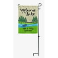 thumbnail image 4 of Printtoo Tan Welcome To The Lake Outdoor Camping Flags Personalized Outdoor GardenFlagsCamp Decor Accessory Double SidedFlags12.5x18 Inches, 4 of 4