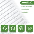 thumbnail image 6 of LooYee 6 PCS 24"x24" Slat White Ceiling Tiles, PVC Waterproof Fluted 2ft x 2ft Drop Ceiling Panels, Ideal for Bathroom Living Room Bedroom Office Commercial Spaces, Cover 24 Sq.Ft, 6 of 7