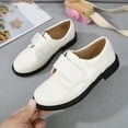 thumbnail image 2 of Akiihool Dress Shoes Boys Boys Girls Dress Shoes Kids School Uniform Formal Casual Oxfords for Toddler Little Kid (White,10-10.5 Years), 2 of 6