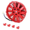 thumbnail image 3 of DNA Motoring RAF-7-RD+FMK-X2 2Pcs 7" Inch High Performance Electric Radiator Cooling Fan kit (Red), 3 of 5