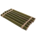 thumbnail image 2 of MOVTOTOP 1Pcs Bamboo Raft Aquarium Accessories Natural Style Green 9.8X5.3X0.9In, 2 of 7
