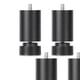 thumbnail image 5 of 4 patas de mesa M10 para muebles, patas de sofá de aleación, rosca M10 para marco de cama. Negro 15cm, 5 of 6
