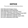 thumbnail image 2 of Kugel Rear Wheel Bearing and Hub Assembly Pair for Car Mitsubishi RVR Outlander Eclipse Cross PHEV Sport - Left Right Side (Driver Passenger) K70-101390, 2 of 11