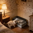 thumbnail image 4 of Stainless Steel Litter Box Extra Large Stainless Steel Litter Box With Lid, High Sides Enclosed Cat Litter Box For Big Cats & High Peeing, Anti-Leak &Easy Clean Non-Stick Kitty Litter Box, 4 of 6