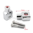 thumbnail image 2 of 7/8″22mm Motor Aluminium Handle Bar Mount Risers Clamp For ATV Quad Dirt Chrome, 2 of 4