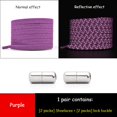 thumbnail image 1 of Cordones reflectantes sin cordones para zapatos, cordones planos para zapatillas de deporte, cordones elásticos sin lazos, cordones para zapatos rápidos para niños y adultos, cordones de goma China Gao Jinjia LED, 1 of 2