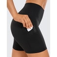 thumbnail image 5 of Shorts CRZ YOGA Butterluxe tiro alto con bolsillos 13 cm negro XL, 5 of 5
