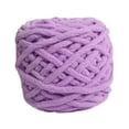 thumbnail image 3 of grueso y voluminoso, hecho a mano, para decoración del hogar, tejido a mano, para proyectos de crochet, suéteres, mantas tejidas, manualidades, Púrpura, 3 of 8