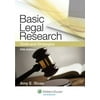 Pre-Owned Basic Legal Research: Tools and Strategies, 5th Edition (Paperback) 1454808470 9781454808473