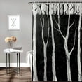 thumbnail image 2 of Orinice Trees Bathroom Decor Set Colorful Luxurious Graphic Print Polyester Fabric Shower Curtain with Hooks 36x72, 2 of 7