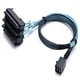 thumbnail image 2 of 3X Mini SAS SFF-8643 una 4X29Pin SFF-8482 Cable de Servidor de Disco Duro 3,33 Pies / 1M, 2 of 5