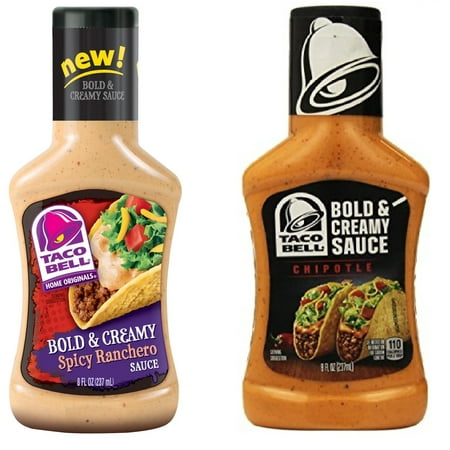 Kraft Taco Bell Bold & Creamy Spicy Ranchero & Chipotle Sauce (Best Food In Taco Bell)