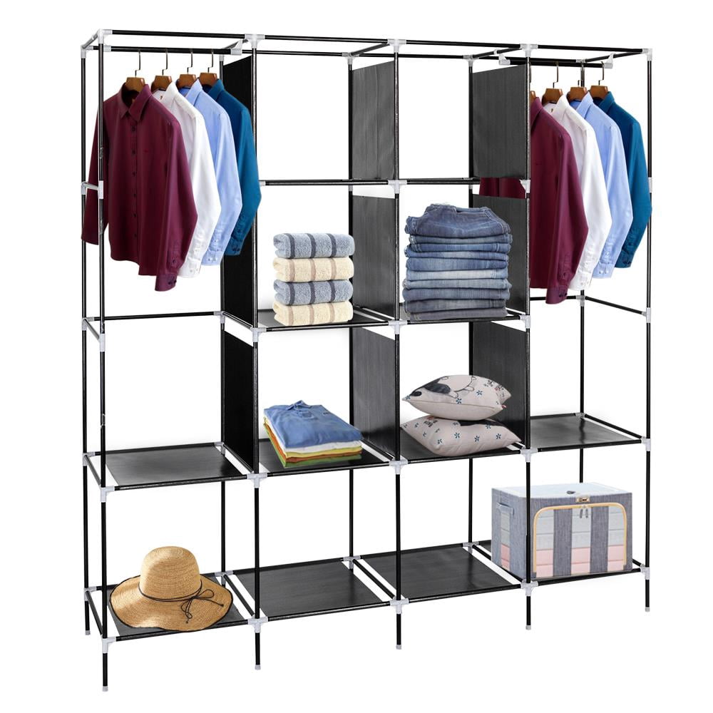 Ubesgoo Portable Wardrobe Bedroom Clothes Closet, with Non-Woven Fabric