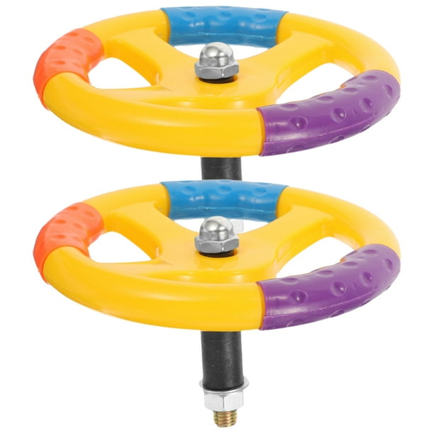 2 uds volante para niños mecedora volante de coche juego volante columpio accesorios de coche