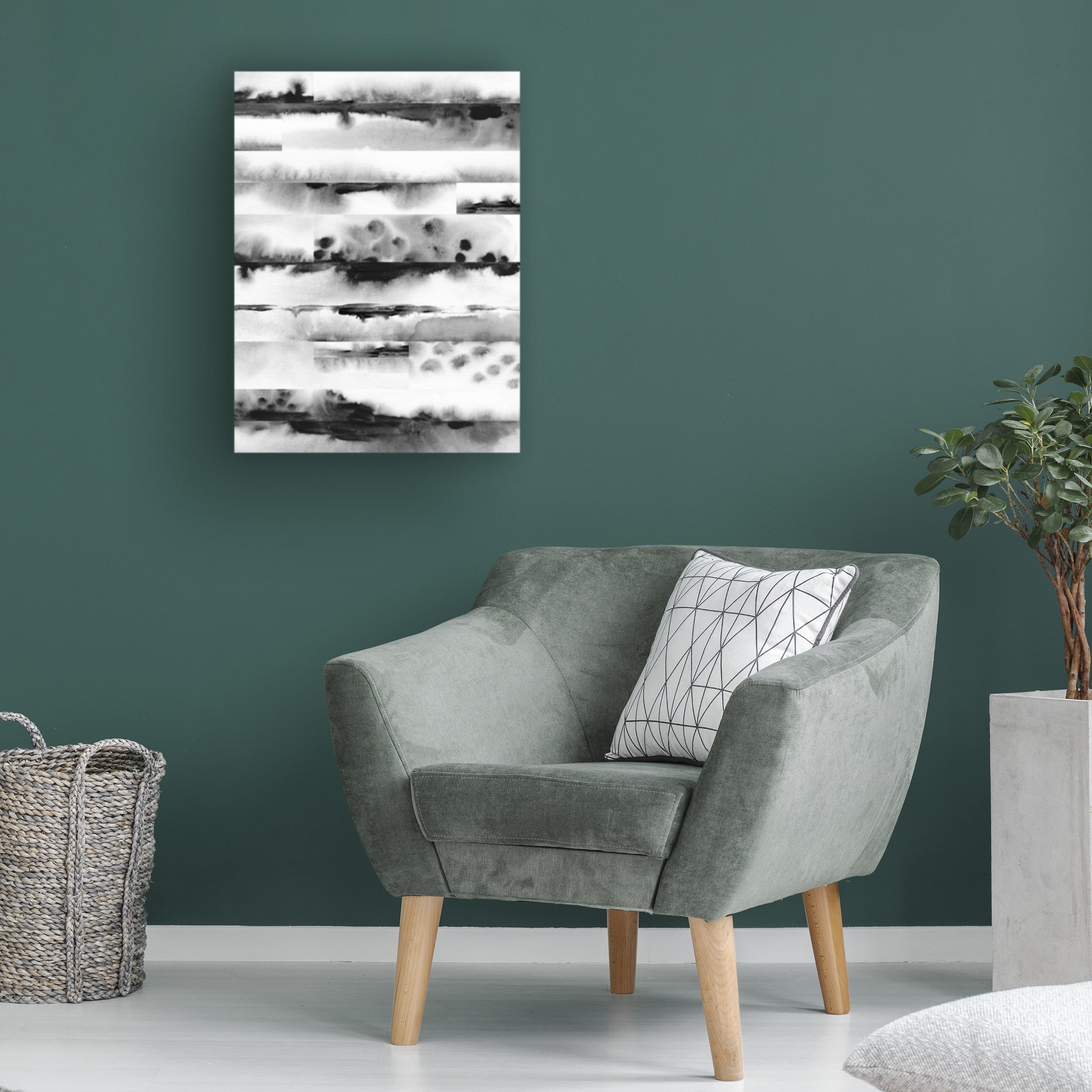 June Erica Vess 'Litmus Layers II' Canvas Art