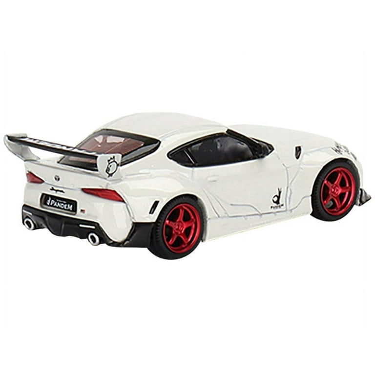 Mini GT 1/64 Diecast Pandem Toyota GR Supra V1.0 - Pearl White