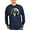 Navy, variant on CafePress - Samurai Moon Long Sleeve T Shirt - Long Sleeve Dark T-Shirt