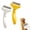 Yellow+White, variant on 2026 New Dematting Comb for Dogs and Cats, Undercoat Rake Pet Brush for Long Hair, Dual-Sided Pet Grooming Brush Removes Tangles Knots and Loose Fur, Deshedding Grooming Tool (Orange)