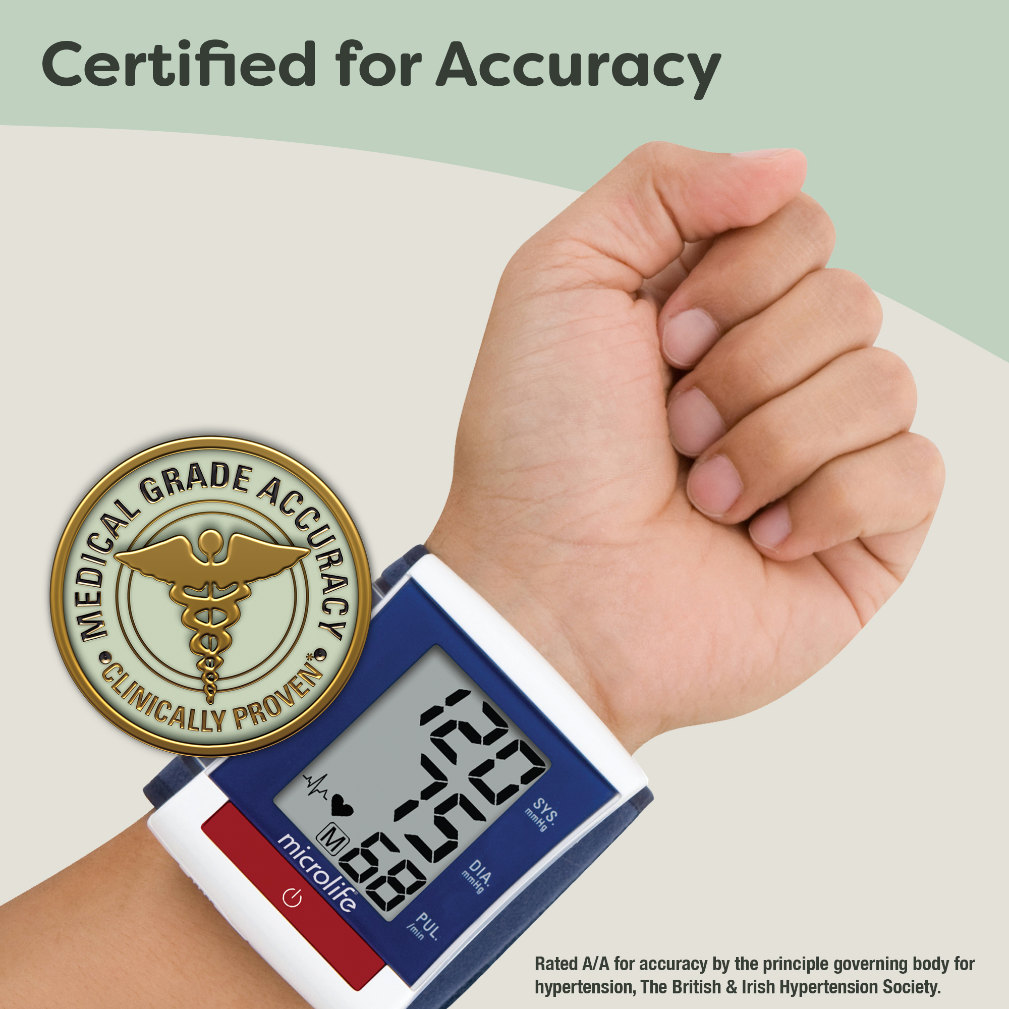 Microlife Wrist Blood Pressure Monitor with Heartbeat Detection photo 5