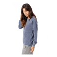 thumbnail image 2 of Alternative - Women's Lazy Day Burnout French Terry Crewneck Sweatshirt - Color - Dark Navy - Size - XS, 2 of 5