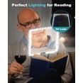 thumbnail image 3 of Lupa de mano con luz para trabajos de cerca, 5 aumentos, 6,7 x 9,5 pulgadas, para usar en el cuello, para leer libros, coser, hacer punto de cruz, para personas mayores con baja visión y, 3 of 7