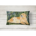 thumbnail image 2 of Carolines Treasures Golden Retriever Decorative Canvas Fabric Pillow 12H x16W multicolor, 2 of 3