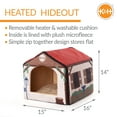 thumbnail image 3 of K&H Pet Products Thermo-Indoor Pet House Cottage Design 16 X 15 X 14 Inches, 3 of 10