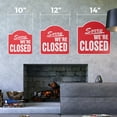 thumbnail image 2 of Sorry We're Closed Business 14" X 14" Sign | Indoor/Outdoor Plastic | SignMission Designer Hours’ Time We Are Closed Store Sign Novelty Gift Funny Joke Gag Road Garage, 2 of 4
